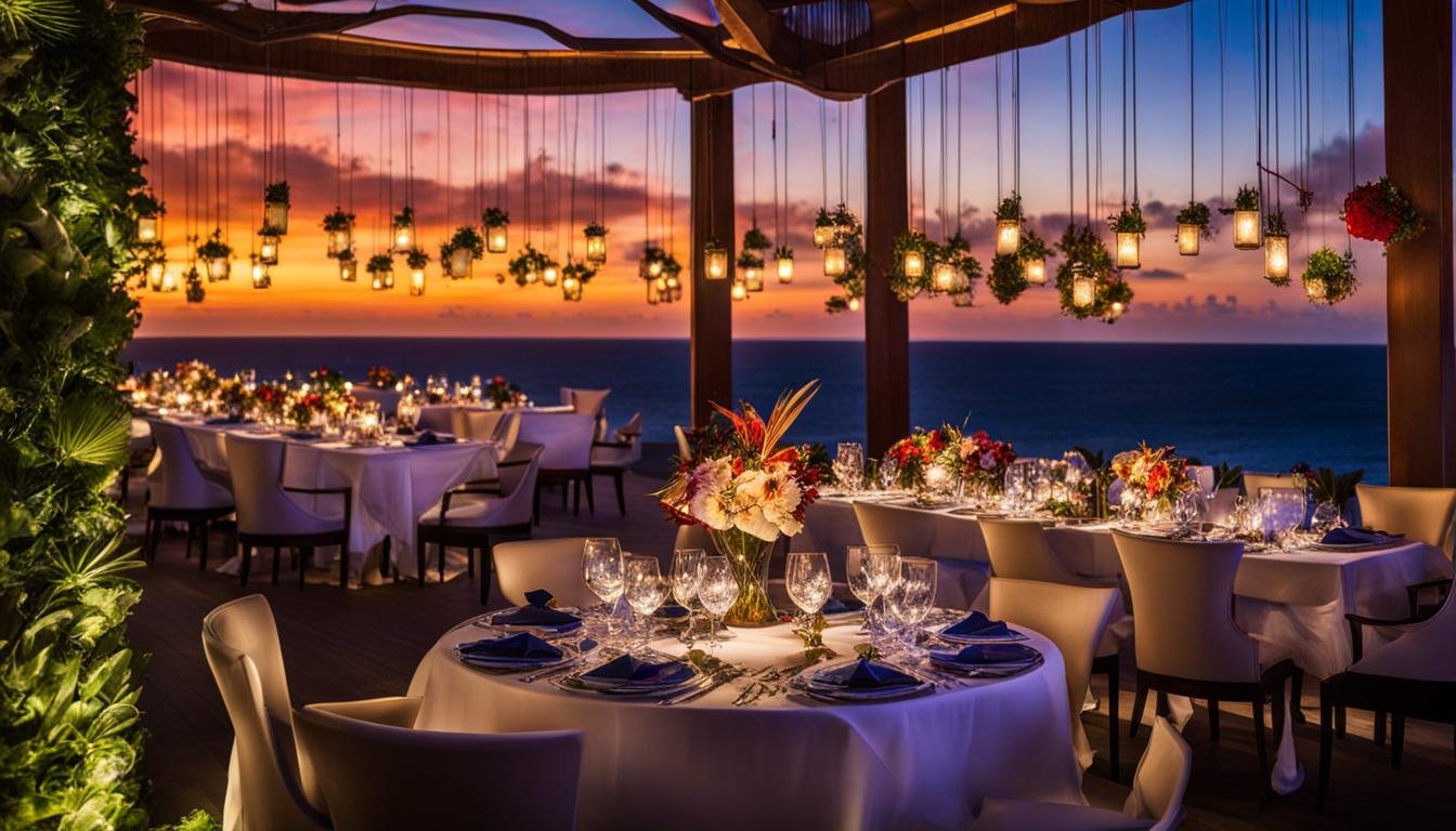 Dinner in the Sky Punta Cana Menu