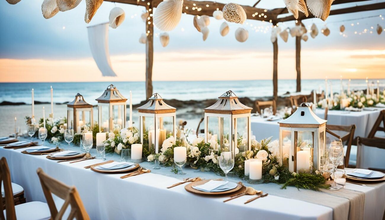 beach reception theme ideas