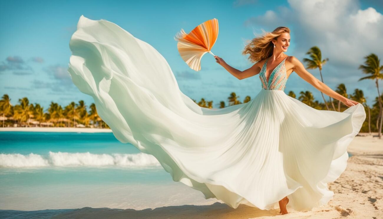 flying dress photoshoot punta cana