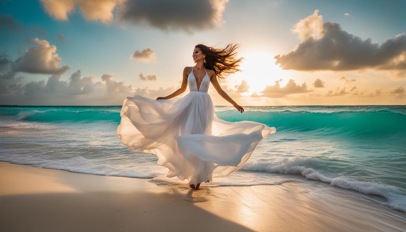 flying dress photoshoot punta cana