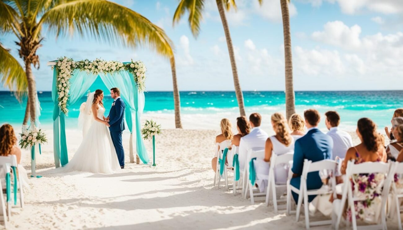 paradise wedding in Punta Cana